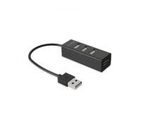 HUB 4 PUERTOS 2.0 MEDIARANGE MRCS502 BLACK