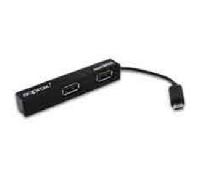 Approx APPHM4B - Hub USB 2.0, 4 Puertos, Color Negro