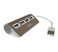HUB 4 PUERTOS USB 2.0 COOLBOX ALU-2 COO-HU4ALU2