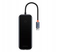 Hub 6En1 Baseus AcmeJoy USB-C A 2xUSB 3.0 + USB 2.0 + USB-C PD + HDMI + RJ45