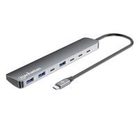 Manhattan Hub 7 puertos USB 3.2 10G/5G - 4x USB-C, 3x USB-A con Power Delivery