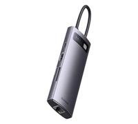 Hub 8w1 Baseus StarJoy Metal Glam Series, USB-C do HDMI + 3 x USB 3.0 + USB-C PD + RJ45 + SD/TF