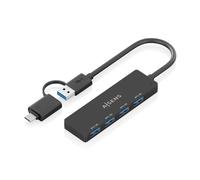 Aisens Hub USB Tipo-C A109-0987 USB 3.1 Gen1 4xUSB 15 cm Negro