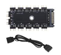 Hub ARGB de 5 V de 3 pines para cabeceras/controladores RGB direccionables de 3 pines de 1 a 11 puertos de 12 vías 5 V 3 pines RGB LED divisor Hub con cable de extensión RGB de 3 pines de 50 cm