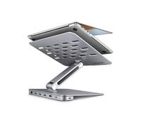 Hub - AXAGON - Soporte NB ACC 10-16 - Soporte para ordenadores portátiles - Hub USB 7 en 1 - Gris