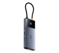 Hub Baseus 4 puertos 10 Gbit/s modelo B00061802813-00 USB-C HDMI RJ-45