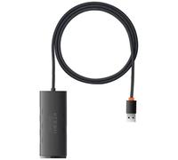 Adaptador Hub USB 4-EN-1 Serie Lite - 4x USB 3.0 Negro (1 metro) - BASEUS