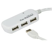 Hub Cada 4 Puertos USB Extensor, 12m Blanco - UE2120H