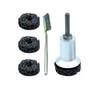 Hub Cleaning Tool, Hub Resurfacing Kit, Power Drill Attachment Accessory, 2.17 Inches Wire Brush Material, Quick Dust Removal, Global Fit, for Car Truck Rotor Wheel Repair Maintenance