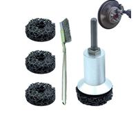 Hub Cleaning Tool, Resurfacing Kit, Drill Attachment, Quick Dust & Oil Removal, Power Tools Compatible for Car Truck Steering Repair, Rotor Stud Rims Maintenance and Restoration