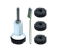 Hub Cleaning Tool, Resurfacing Kit, Power Drill Attachment, Quick Dust Removal, Oil and Dirt Cleaner, Ideal for Lug Studs, Rotors, Rims, Car or Truck Steering Repair, Lightweight and Portable