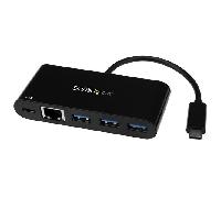 Startech Hub Usb-c Hub 3 Port Gbe Pd Usb 3.0 One Size Black