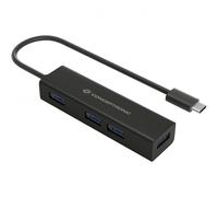 Conceptronic HUB 4 Puertos USB-C USB 3.0 - Adaptador