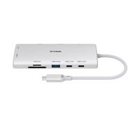Hub D-Link 10 puertos 10 Gbps DUP-A01 USB-C HDMI 4K Ethernet SD PD 100W