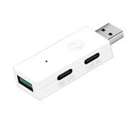 Hub de aislamiento USB 2.0 de alta velocidad, conexión de 3 dispositivos, transferencia de velocidad de 480 Mbps, protección de sobrecorriente, detección automática de velocidad, concentrador USB