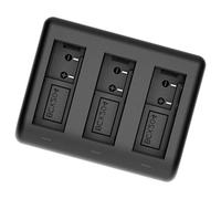 Hub de batería de carga rápida con entradas tipo C y USB, capacidad de triple ranura extendida para estación de cámara de acción Action 5Pro/4/3