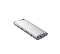 HUB de Caja SSD NVMe USB C 5 en 1 USB 3.2 Gen2 Cargador PD 100W Hasta 8TB Adaptador M.2 SSD para PC Portátil