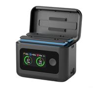 Hub de carga rápida de 27 W con pantalla LED para Insta360 X5, funda inteligente de banco de energía de 2 vías, para estación de carga de batería rápida, diseño portátil compacto para accesorios de