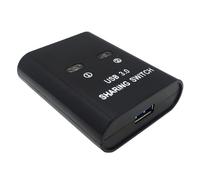 Hub de conmutación manual USB 3.0, dispositivo para compartir impresora, 2 en 1, selectores USB, adaptador KVM, transferencia de velocidad rápida