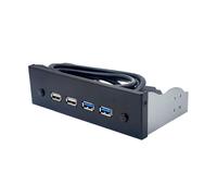 Hub de panel frontal USB 2.0 multipuerto para bahía ROM de escritorio y múltiples dispositivos