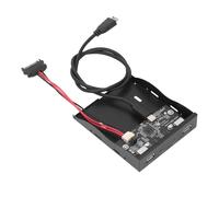 Hub de Panel Frontal USB 3.2 Gen2, Bahía Tipo C de 10 Gbps de 3,5 Pulgadas, Plug and Play, 10 11 2003, Soporte, con Chip VL82, Carcasa de Hierro