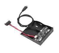 Hub de Panel Frontal USB 3.2, Hub de Panel Frontal de 3,5 Pulgadas, Bahía de Unidad de Disquete de 4 Puertos de 10 Gbps, Panel Frontal Tipo C, Gen2, Chip VL82, Plug and Play,