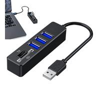 Hub de puerto USB - Slim portátil USB Hub para portátil | Puerto USB portátil de alta velocidad Extender | USB 3.0 Ultra Slim Data Hub | USB 3.0 Hub Splitter Computers Splitter For Family Friends Home