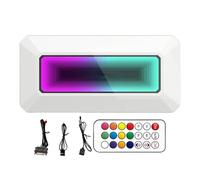 Hub de ventilador de placa base - Controlador divisor ARGB de 8 puertos, gestión inteligente de temperatura PWM, accesorio LED de algoritmo de prisma, herramienta de modificación de PC, uso de