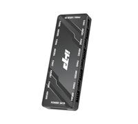 Hub de ventilador IHTP 2 en 1, concentrador de ventilador integrado ARGB y PWM, con ocho puertos ARGB de 5 V y 3 pines, puede controlar hasta ocho ventiladores de chasis al mismo tiempo,