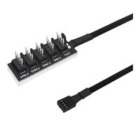 Hub de ventiladores innovador, ventiladores de refrigeración de computadora mejorados, divisor de ventilador PWM para uso flexible, cable de nailon