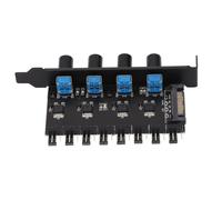 Hub de ventiladores para PC 8 canales 72W 4 perillas SATA PWM PCI