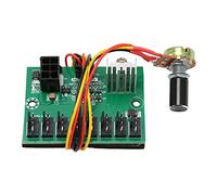 Hub de ventiladores PWM, controlador de velocidad de ventilador para PC de 12 V CC y 8 vías, divisor de ventiladores PWM de 8 puertos para ventiladores de 2, 3 y 4 pines con cable