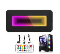 Hub del Controlador ARGB de 8 Puertos: Divisor de Ventilador de Placa Base con algoritmo de Prisma, Control PWM, gestión de Temperatura Inteligente e iluminación RGB para PC para Juegos, entusiastas,