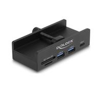 Hub DeLOCK 4 puertos 5 Gbps modelo 64263 con lector SD y MicroSD