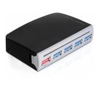Hub Delock 5 puertos 5000 Mbit/s USB 3.2 Gen 1 modelo 61898 con fuente alimentación