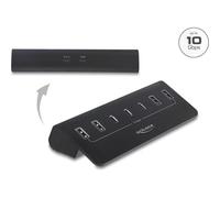 Hub Delock 7 puertos 10 Gbps modelo 64283 con alimentación activa
