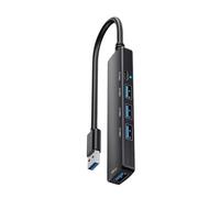 Hub divisor USB a 5 puertos USB 3.0 USB 2.0 para conexión de periféricos a portátiles, computadoras de escritorio y televisores, extensor USB