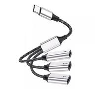 Hub divisor USB C con puerto OTG, transferencia rápida de datos, 600 W, tipo de alimentación, adaptador USB 2.0, concentrador USB con transferencia de datos