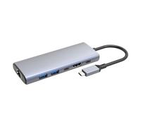 Hub DLH 6 puertos 10 Gbps USB-C HDMI 4K modelo DY-SA5260 Extras Ethernet Gigabit