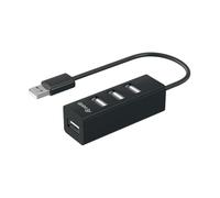 EQUIP Hub de Interfaz USB 2 0 480 Mbit S, Negro