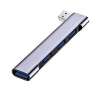 Hub Extensor USB - Hub USB para computadora - Hub USB Tipo C, Divisor de concentrador de 4 Puertos USB 3.0 de Alta Velocidad, Adaptador multipuerto USB para Accesorios de Laptop