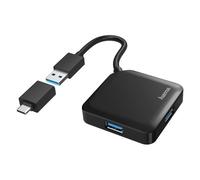HUB Hama 00200116 USB 3.2 Gen1 Negro