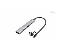 I-Tec HUB metálico USB-C/USB-A 1x USB 3.0 + 3x USB 2.0