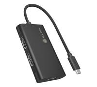 Hub ICY BOX 3 puertos HDMI 10 Gbps IB-AD1030-C USB 3.2 Gen 2 con cable 20 cm