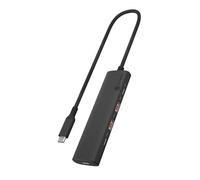 Hub ICY BOX 4 puertos USB 3.2 Gen 2 10 Gbit/s IB-HUB1437-CPD 100 W Negro