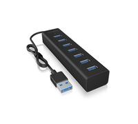 Hub ICYBOX 7 puertos 5 Gbps modelo IB-HUB1700-U3 con carcasa de aluminio