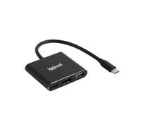 iggual - Hub Tipo C 3 en 1 - Incluye USB 3.0 hasta 5 Gbit/s, HDMI y Tipo C PD hasta 100W - Compatible con Mac OS, Windows, Linux