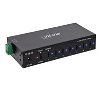 Hub InLine 7 puertos 5 Gbps USB-C modelo 35396E con carga 48 W
