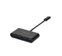 Kensington Replicador de Puertos CH1200 USB-C de 10Gbps, 4 Puertos USB - Velocidad de hasta 10Gbps, Conecta hasta 4 Dispositivos y Accesorios USB-A en un Único Puerto USB-C - 2 Años de Garantía