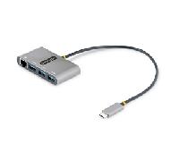 Hub Ladr n USB-C de 3 Puertos USBA de 5Gbps con Ethernet HB30C3A1GEA2